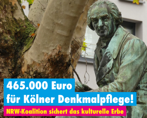 465.000 Euro für Kölner Denkmäler